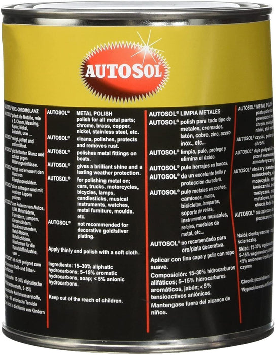 Autosol Metal Polish 1kg Tub Bulk Economy Pack Made in Germany #1100