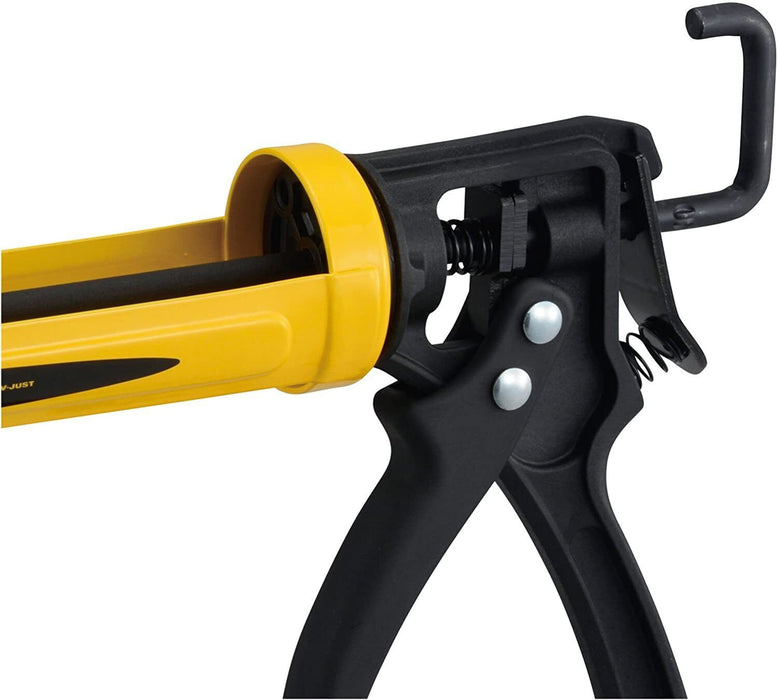 TAJIMA CONVOY JUST YELLOW NON-DRIP CAULKING GUN – SUIT 300ml – 400ml CARTRIDGE