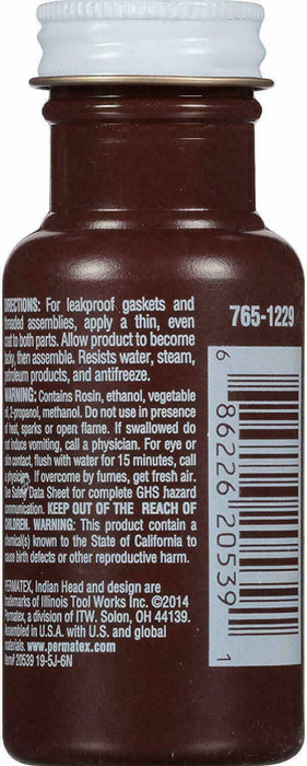 Permatex 20539 Indian Head Gasket Shellac Compound 59ml