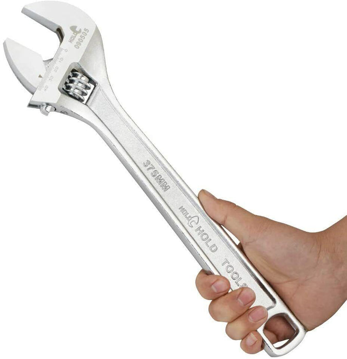 Harden 15inch / 375mm Adjustable Shifter Wrench Shifting Spanner Forged Steel