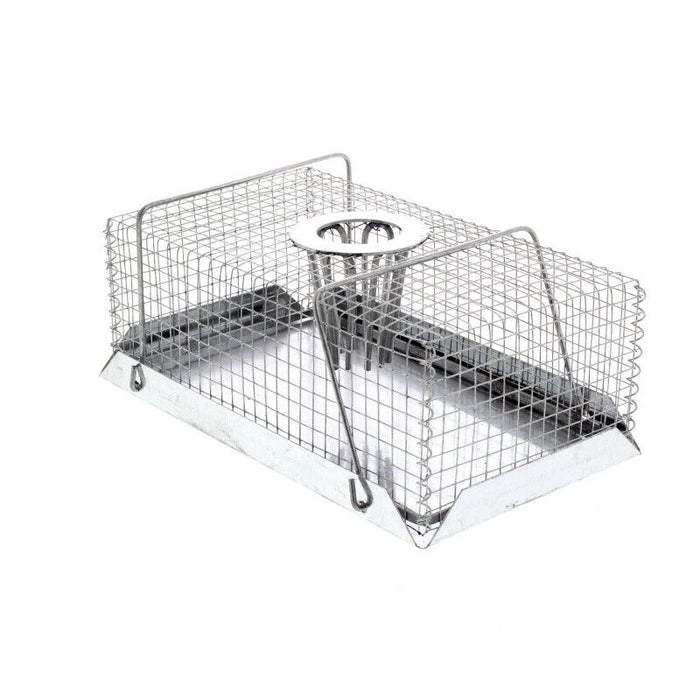 MULTI CATCH LIVE MOUSE TRAP LARGE Galvanised Mesh Wire - Reusable Unit