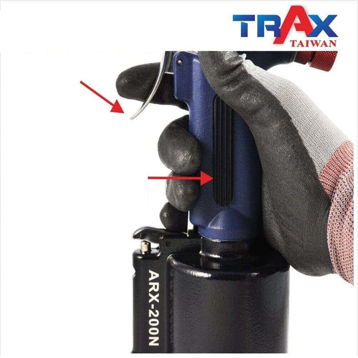 TRAX 3/16"Air Pop Rivet Hydraulic Tool Riveter Gun Industrial Pneumatic Tool Set