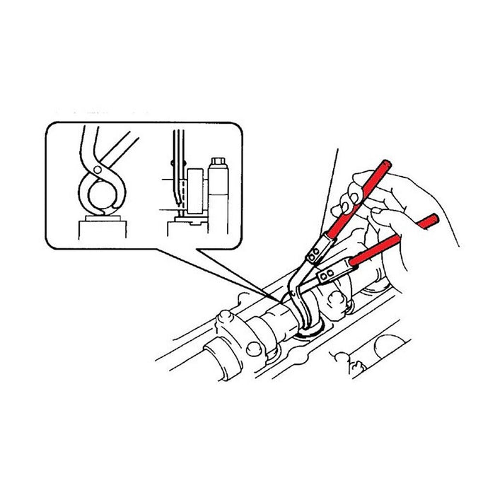 T&E Tools Car Valve Adjusting Tool For Nissan Toyota Engines Made in Taiwan 8825