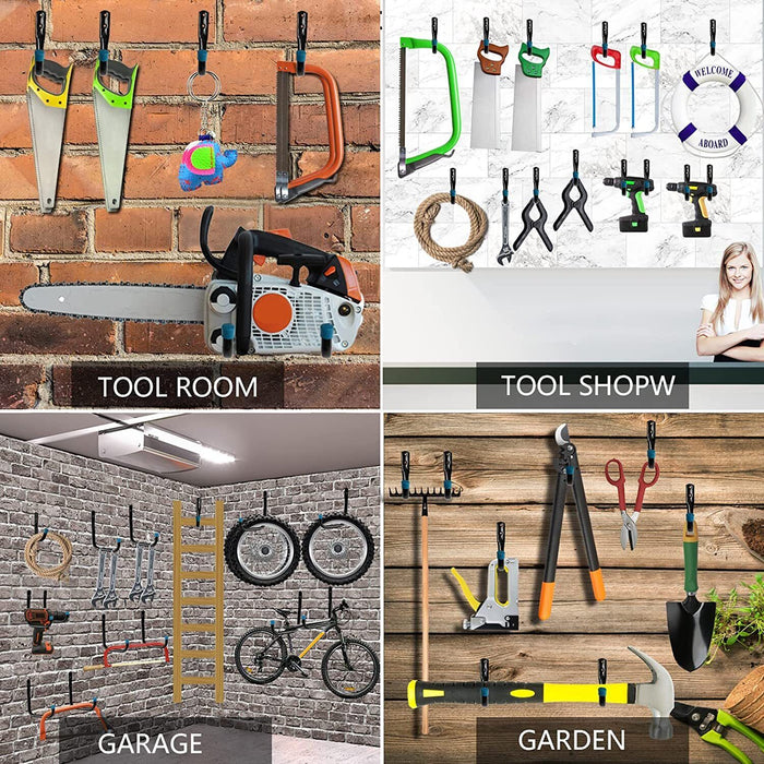 Bicycle Bike Hanger Hook Wall Mounted Garage Storage Rack Mount Heavy Metal Hook