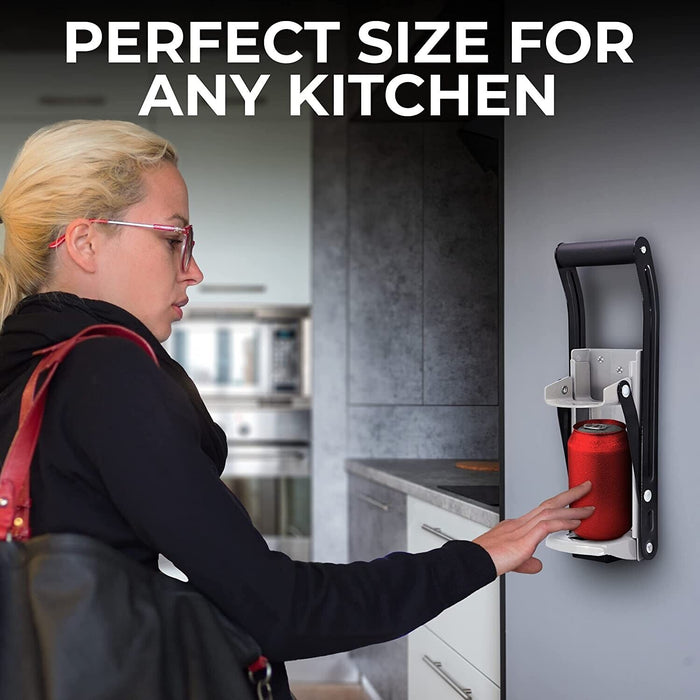 HEAVY DUTY CAN CRUSHER ALUMINIUM CANS BEER BOTTLE OPENER RECYCLING SCRAP METAL z