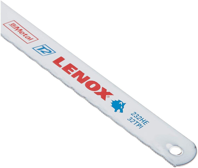 LENOX Tool 12" 300mm Hacksaw Blades Bi-metal Steel 18TPI Bendable MADE IN USA