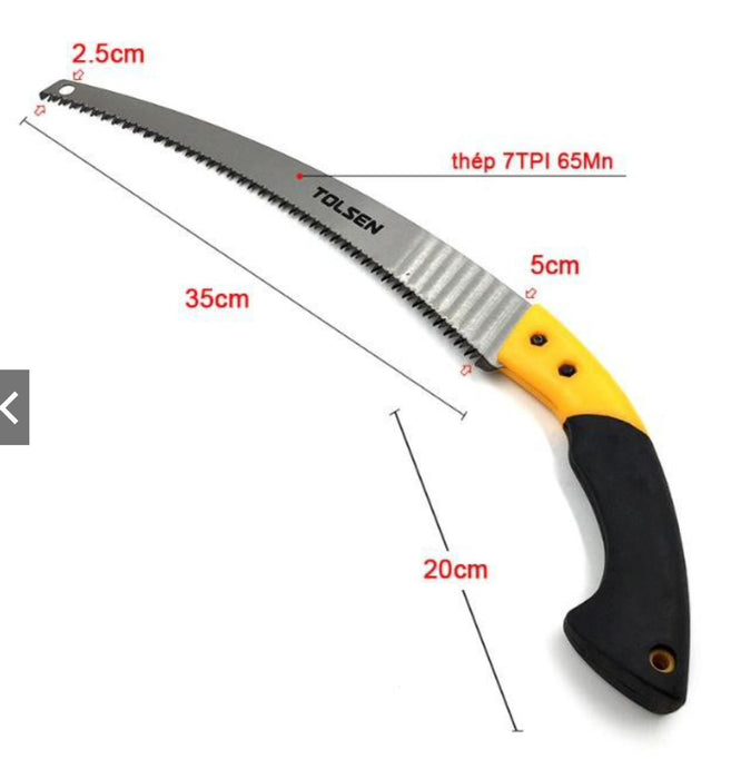 350mm Garden Cur Saw Knife Hatchet Pruning Outdoor Hand Pull Cut Tree plant Farm