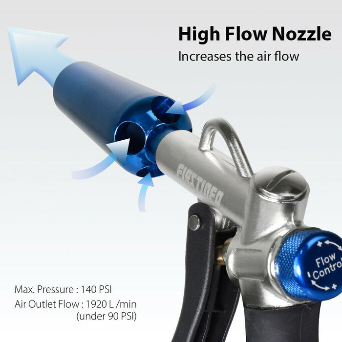 Force pro  Two Way Air Adjustable Duster Blow Gun with High Flow Nozzle -AU