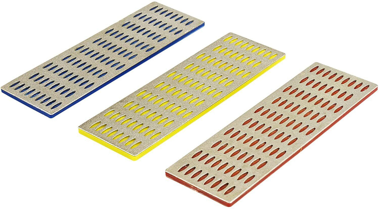 3pc Diamond Sharpening Honing Whetstone Stone Chisel Knife Sharpener Hand Tools