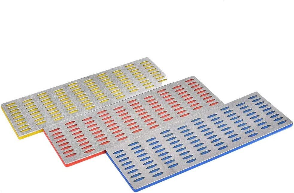 3pc Diamond Sharpening Honing Whetstone Stone Chisel Knife Sharpener Hand Tools