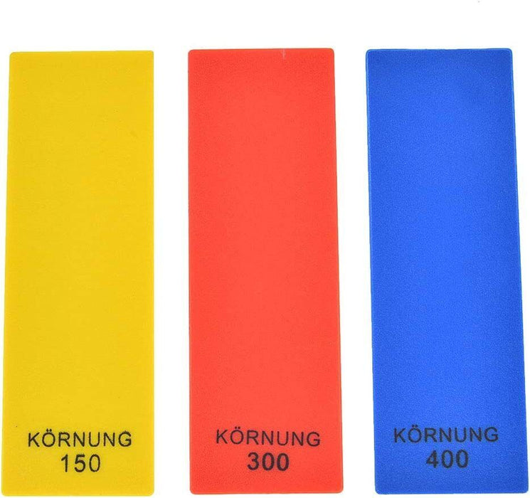 3pc Diamond Sharpening Honing Whetstone Stone Chisel Knife Sharpener Hand Tools