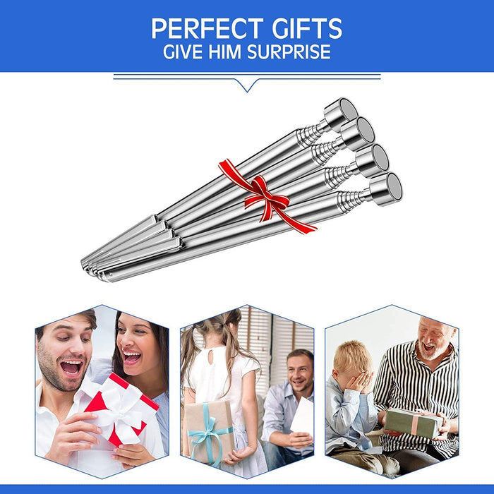 4PC NEW 2 LB Telescopic Magnetic Pick Up Tool Pen Style Extending UP To 24 INCH