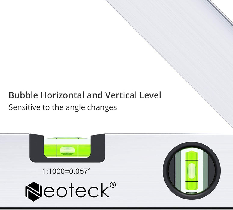 Digital Angle Finder Ruler With Spirit Levels Backlit LCD Tool For Engineering