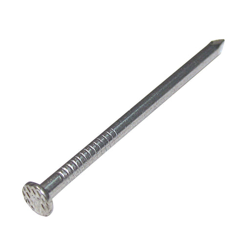 Nails 5 SIZES Steel Flat Head Plain Shank Nails Zinc Plated Timber Wood - FISHER DISCOUNT