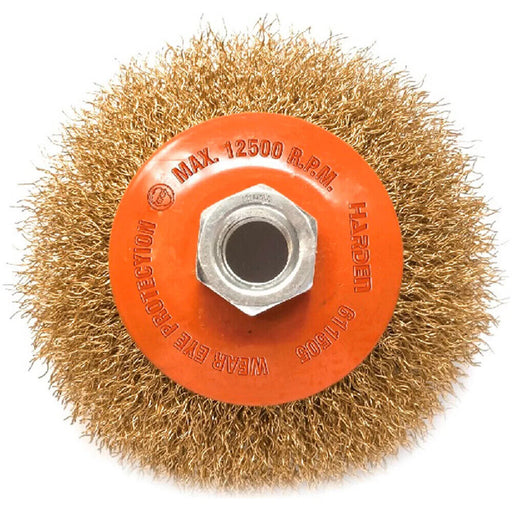 HARDEN 100mm 4 Angle Grinder Rust Dirt Polish Wire Brush Bevel Wheel AU STOCK - FISHER DISCOUNT