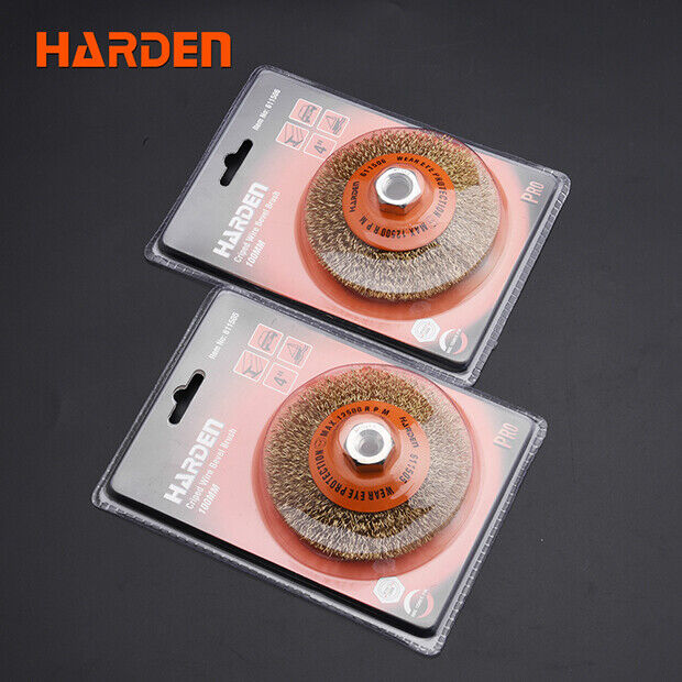 HARDEN 100mm 4 Angle Grinder Rust Dirt Polish Wire Brush Bevel Wheel AU STOCK - FISHER DISCOUNT