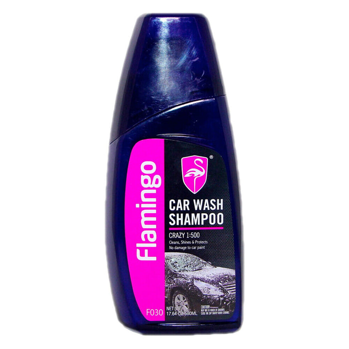 Flamingo Car Wash Shampoo 500ml Super Concentrated Hand Or Machine Use Snow Foam