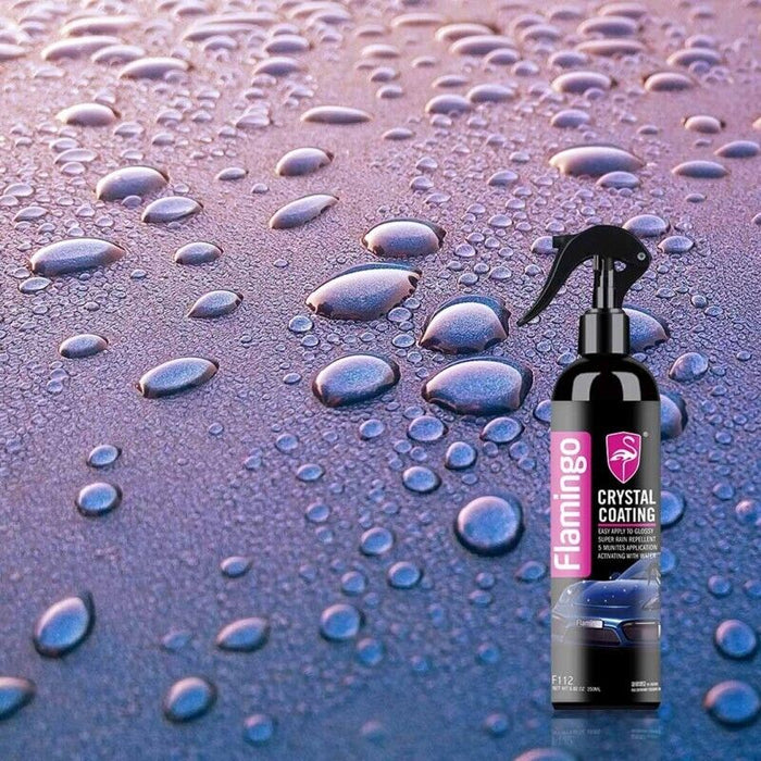 Flamingo Crystal Coating Car Paint Protection 250ml Easy Spray On Formula Wax