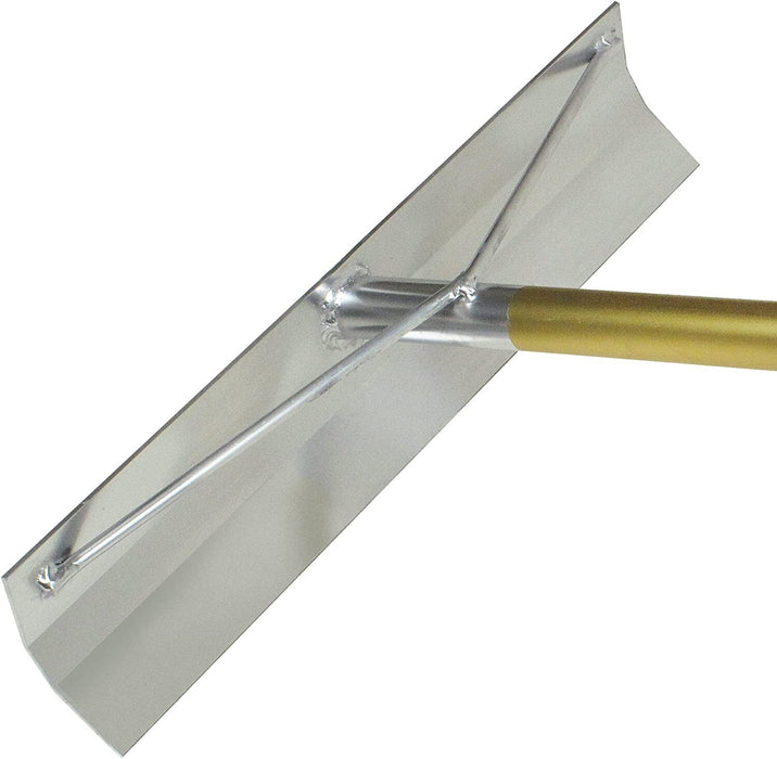 Concrete Placer Rake Wide Cementer Tool 500*100mm Aluminium Blade Master Finish