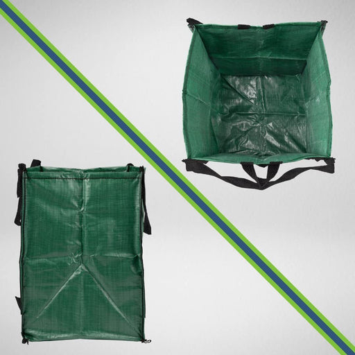 700x700x770mm Garden Waste Bag Leaf Rubbish Plant Grass Sack Reusable Carry Pack - FISHER DISCOUNT