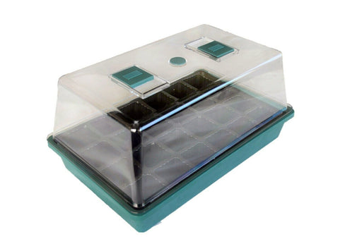 Mini Green House With 24 Cell Seed Tray Indoor Outdoor Garden Cuttings Growing - FISHER DISCOUNT
