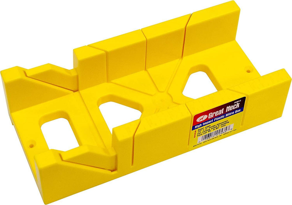 300mm Plastic Cornice Mitre Saw Box Square Angle 90/45/22.5 Degree Guide Wood