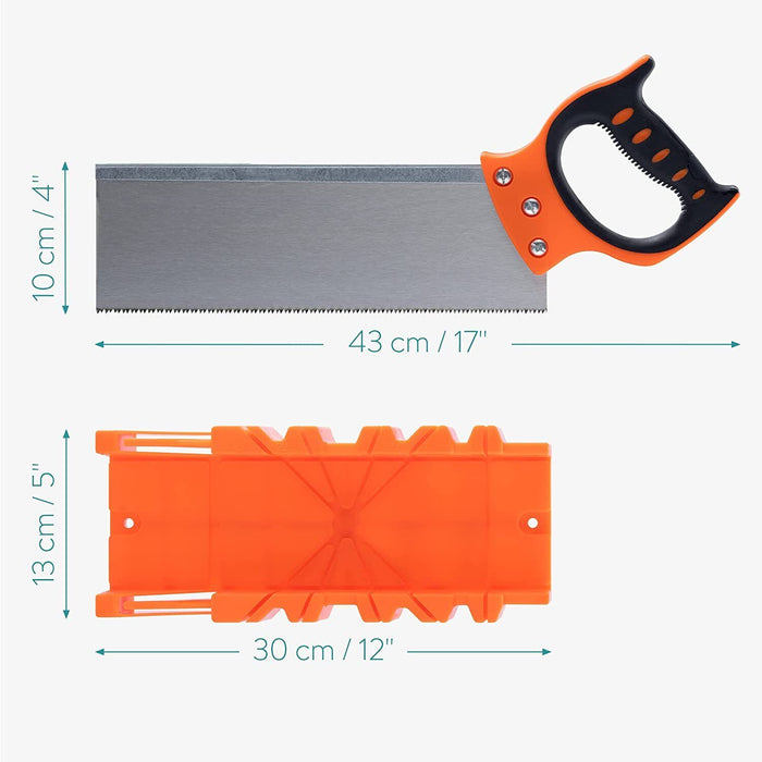 Mitre Saw Box Woodworking Clamping Hand Mitre Box With 45° 90° Angle Slot Nice