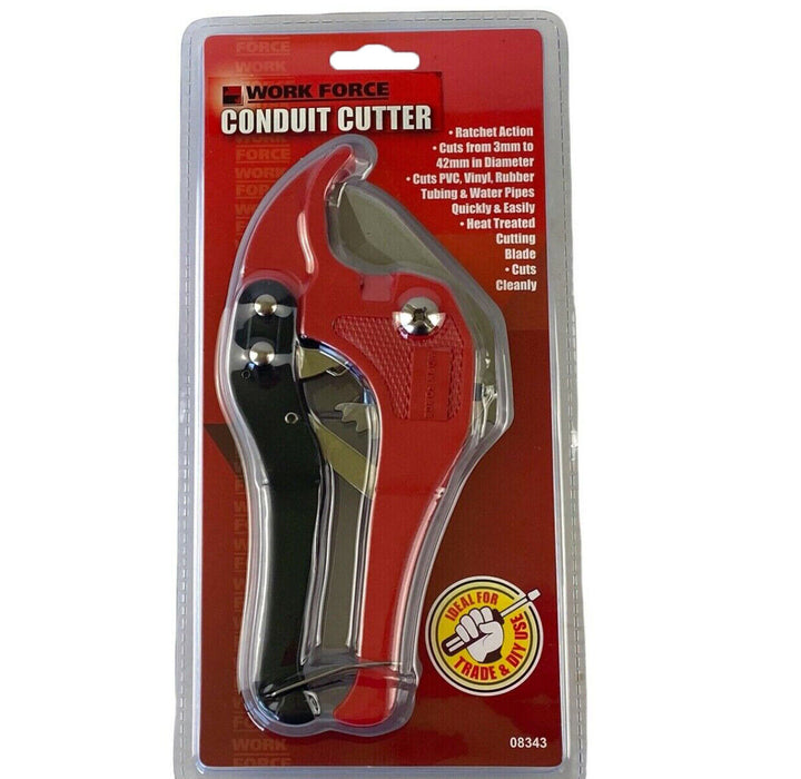 42mm CONDUIT PVC PPR PLASTIC Aluminium HOSE PIPE CUTTER PLUMBING TUBE SCISSORS