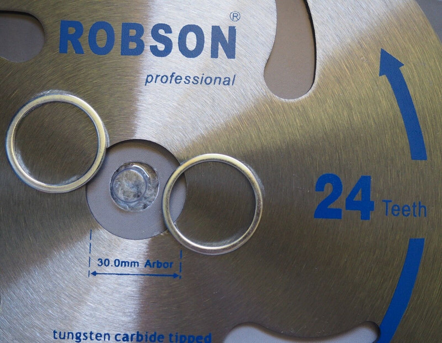 Robson Professional 235mm 30mm Arbor CIRCULAR SAW BLADE THIN KERF TCT  24 TOOTH