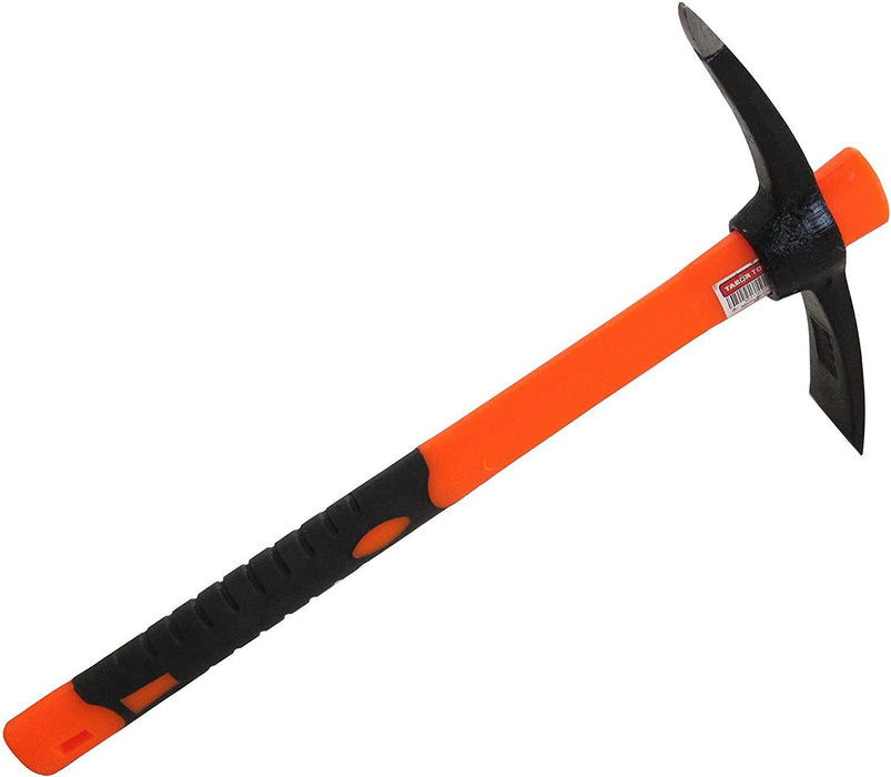 MINI PICK END MATTOCKS WITH FIBREGLASS HANDLE X 2  - DROP FORGED STEEL HEAD