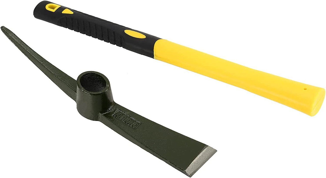 5 LB Mattock Pick With  Fiberglass Handle 900mm Point Head Gardening Tool AU