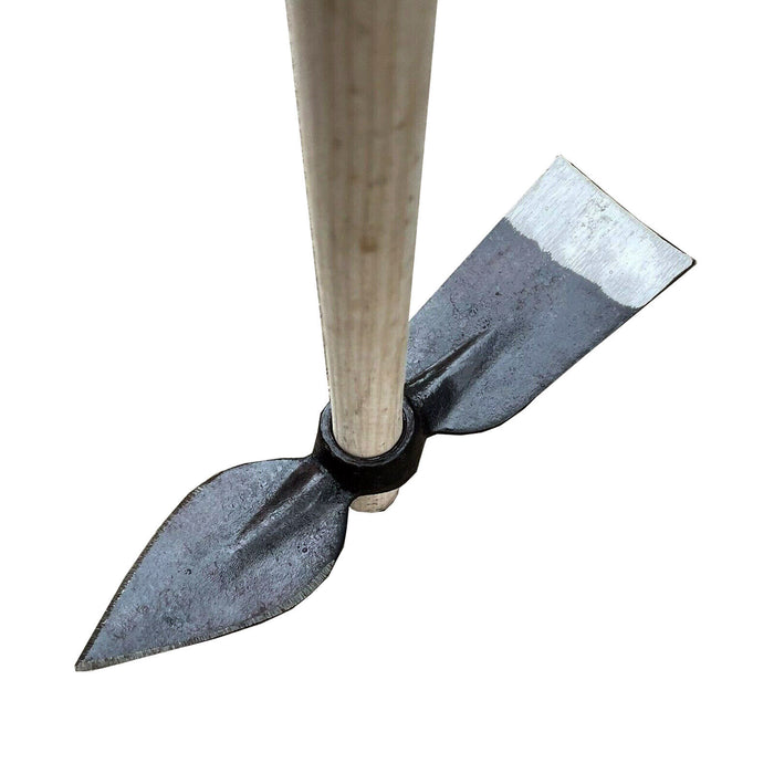550g Double Headed Round Hoe & Mattock - 1300mm Hardwood Handle AU STOCK