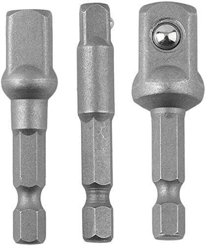 3 pcs Power Drivers Extension Bar Drill Bits Socket Holder bit nut tool Set new