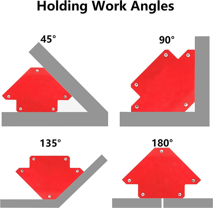 2Pack 25Lbs Strength Strong Welding Magnetic Arrow Holder Welding Magnets Clamp