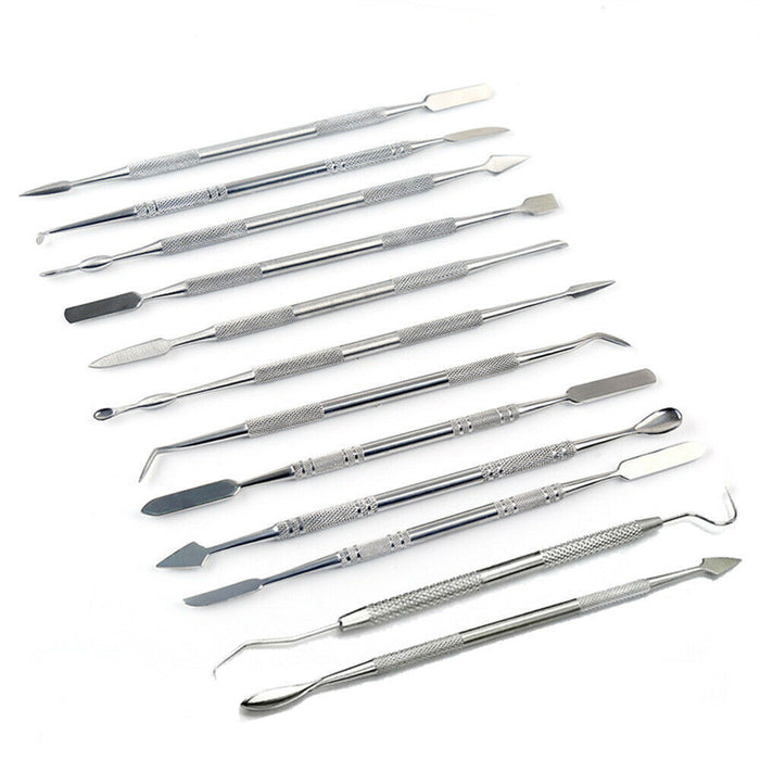 12X Clay Sculpting Set Wax Carving Tool Stainless Steel Polymer Pottery Modeling - FISHER DISCOUNT