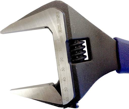 Eclipse Wrench Adjustable 34/38/50/60mm WIDE JAW 6/8/10/12" EC-ADJW12WJ UK BRAND - FISHER DISCOUNT