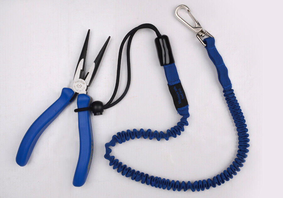 KING TONY1x Bungee Tether Tool Lanyard with Snap Hook Loop 80-130cm 3Kg Rated