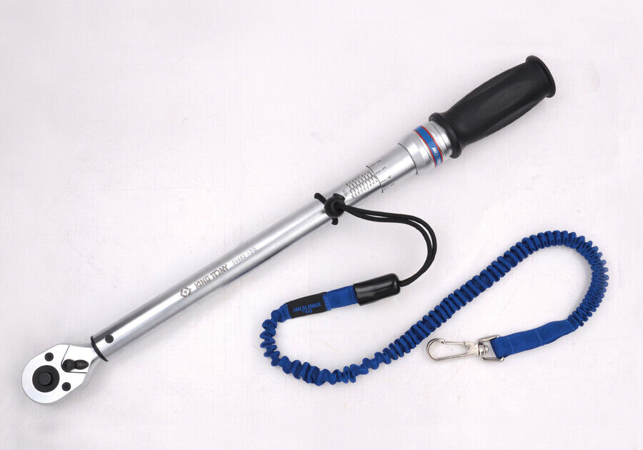 KING TONY1x Bungee Tether Tool Lanyard with Snap Hook Loop 80-130cm 3Kg Rated