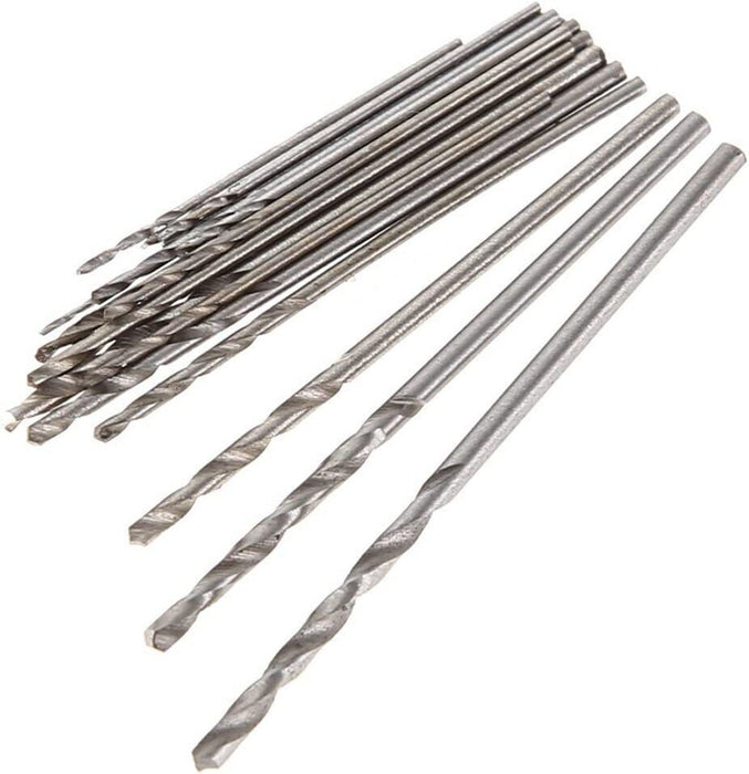 Hand Twist Drill Pin Vice 0.3-2mm+20x Mini Micro Bit Jewellery High Speed Steel