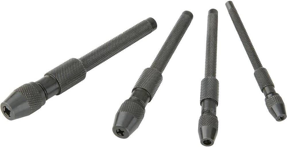 Eclipse TOP OF 4PC Pin Vice Set Hollow Handle MADE IN UK 75mm - 105mm