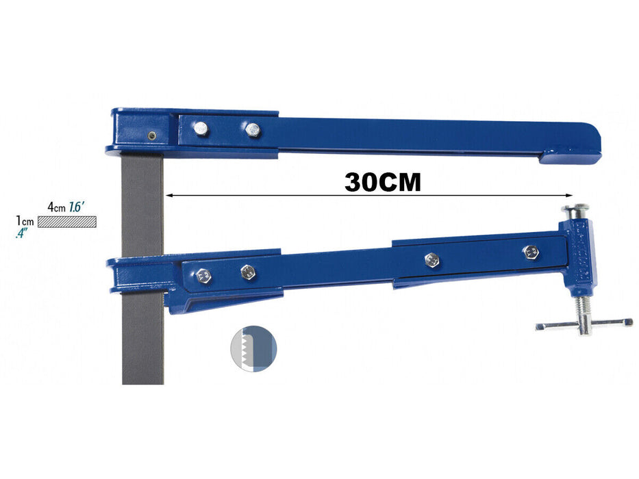 Piher 30cm 40cm 50cm Extra Deep Clamp K SERIES Cast Iron Jaws 5000N Deep 30cm