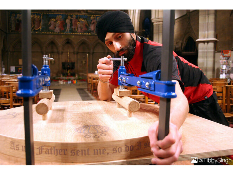 Piher 30cm 40cm 50cm Extra Deep Clamp K SERIES Cast Iron Jaws 5000N Deep 30cm