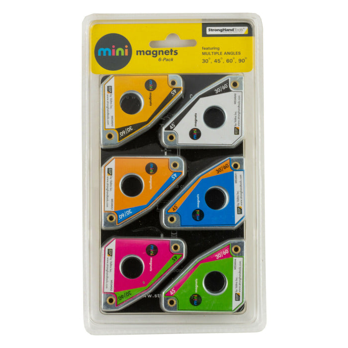 6Pc MINI Magnets 50 x 60 x 14 Stronghand Mini Magnets Bobthewelder 10KG AU STOCK