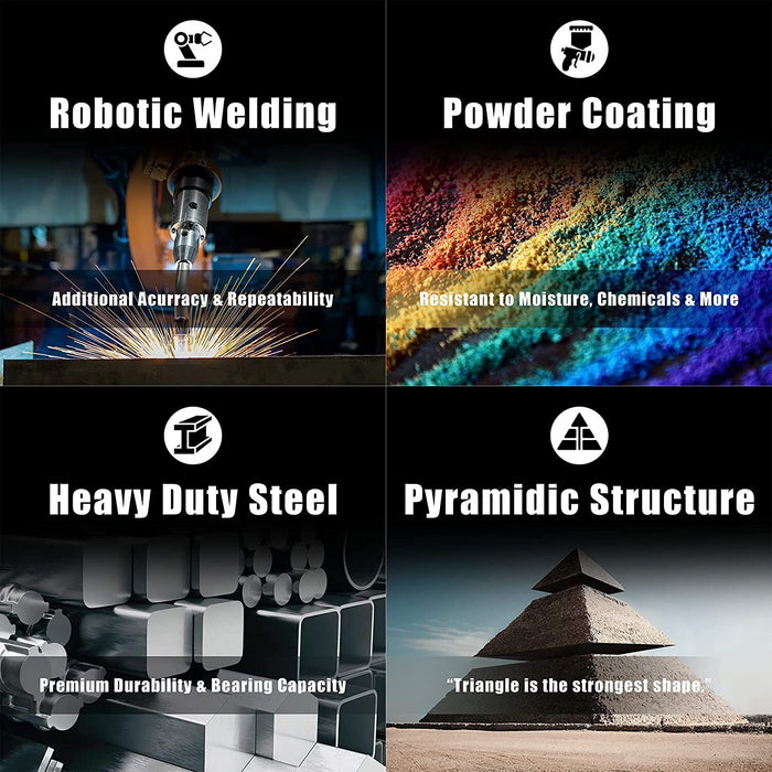 2Pcs Car Jack Stand 4 Ton 4000Kg Adjustable Heavy Duty Lift Hoist Steel Ratchet