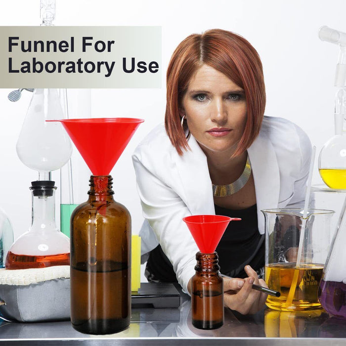 Plastic Funnel Set Small Medium Large Variety Liquid Kitchen Tool 150/200/300mm