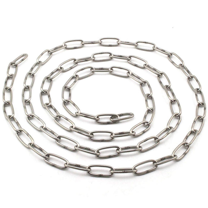 10M Jack Chain 2.0mm x26mm Single Link Electrical Zinc Plated Steel Tub Bucket