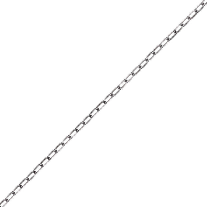 Watch chain 1.8mm x 11.5mm x 2.5m Nickle Plated Clock Chain 9kg max load