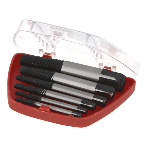 5PC EZY OUT Screw Extractor Set Easy Outs Broken Screw Remover Set - FISHER DISCOUNT