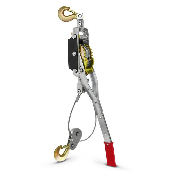 4 Tonne Hand Winch Puller 2 Hooks 4x4 4WD Trailer Car Truck Comealong Hoist Tool