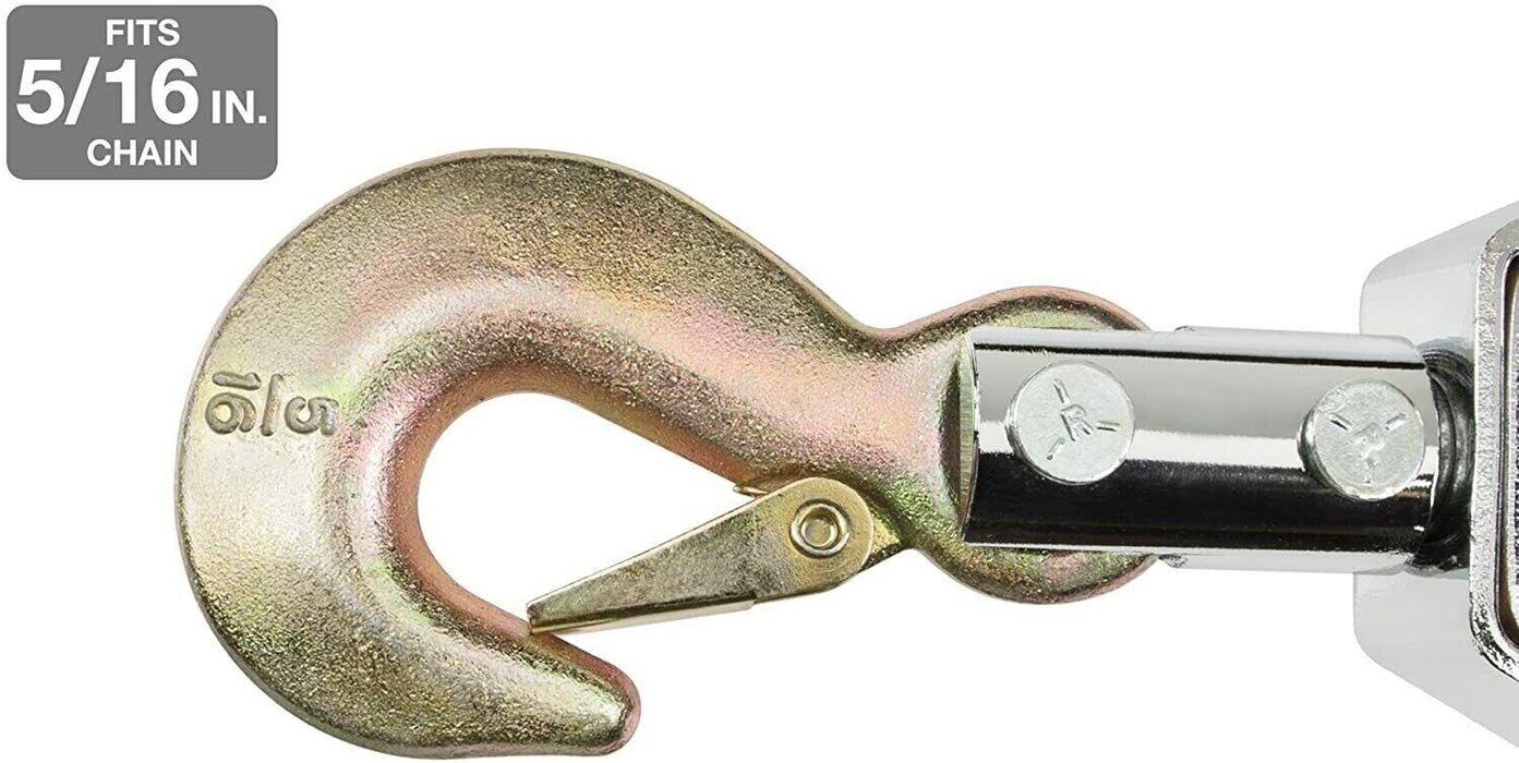 4 Tonne Hand Winch Puller 2 Hooks 4x4 4WD Trailer Car Truck Comealong Hoist Tool